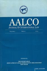 AALCO Journal Issue 2 2013