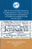 The Status of Jerusalem in International Law